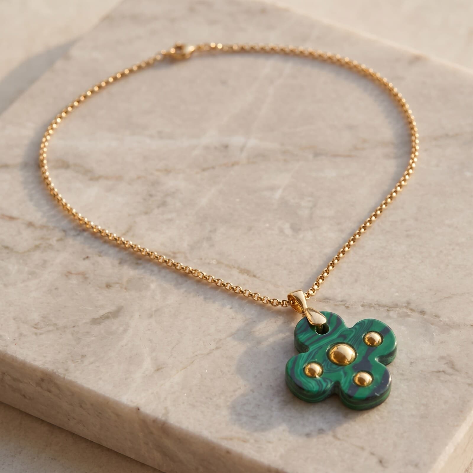 Malachite Studded Clover