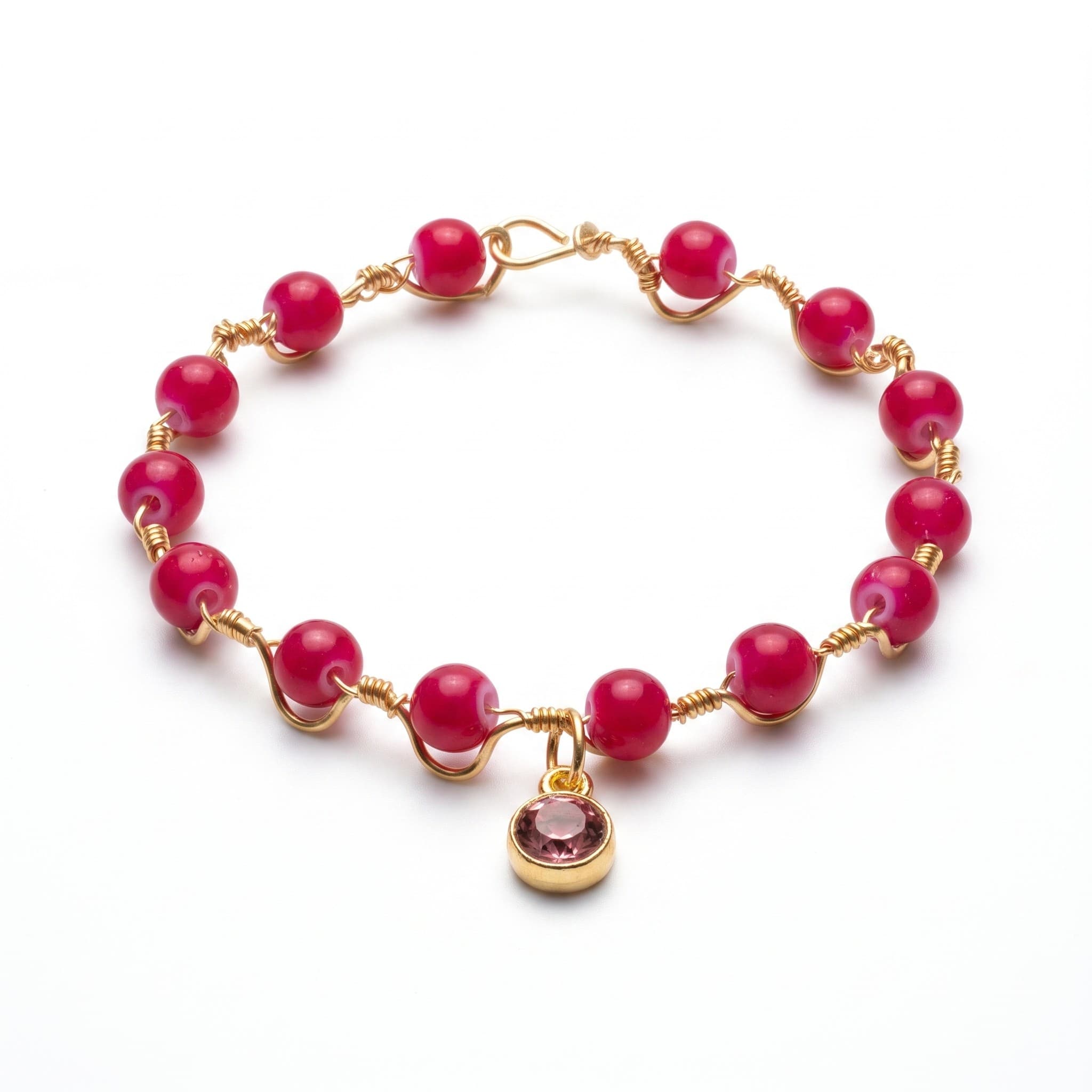 Dragonfruit Pink Wave Bracelet