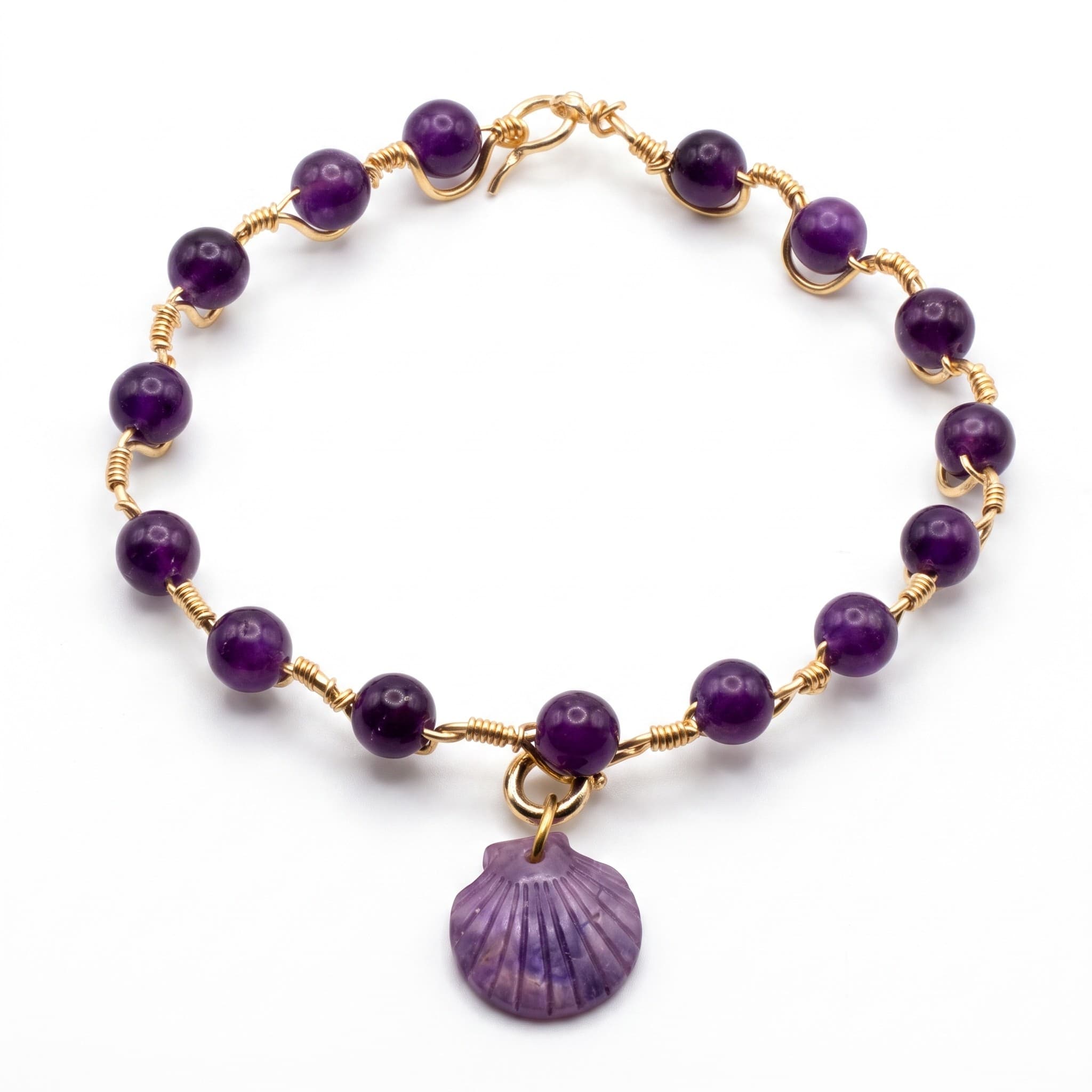 Electric Orchid Wave Bracelet