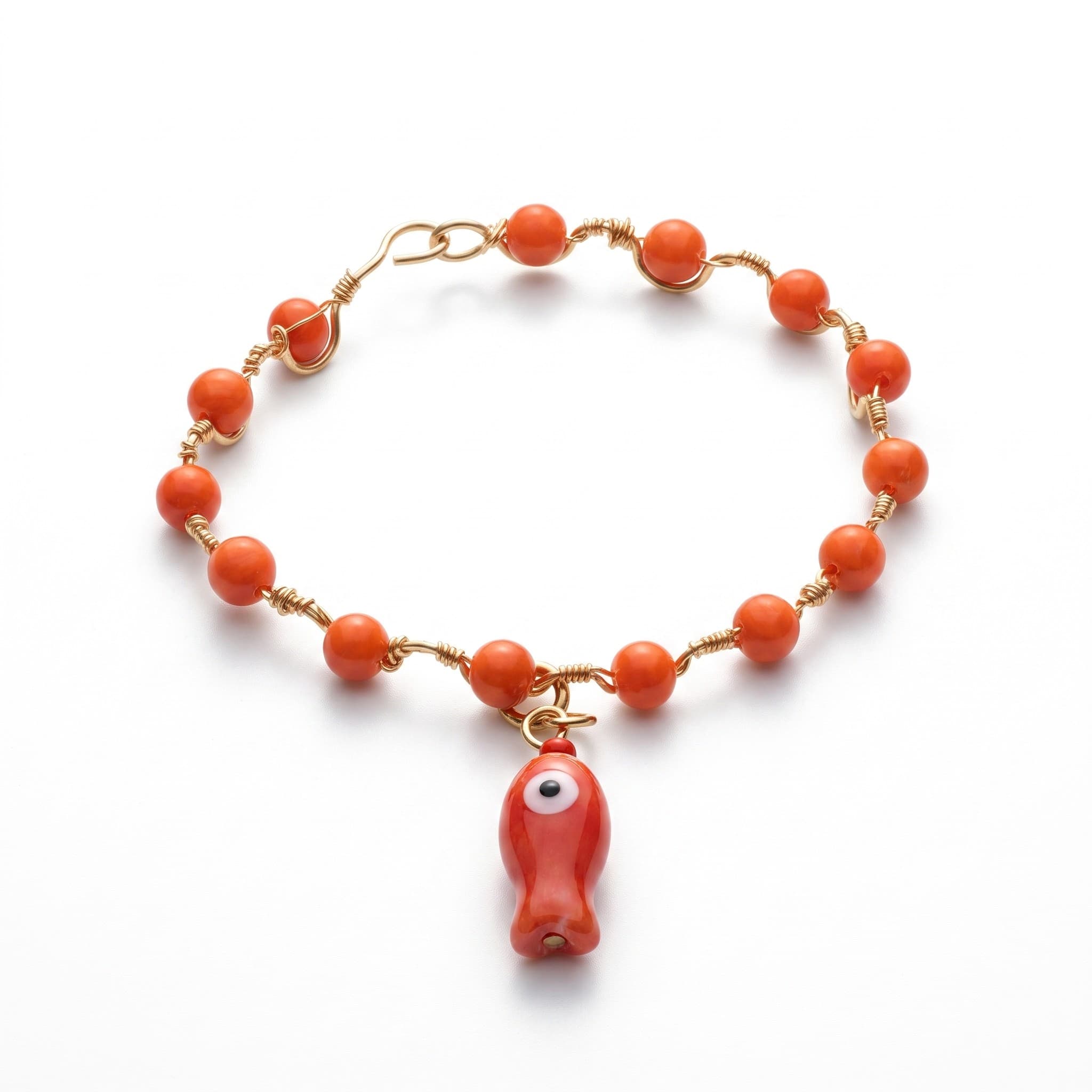 Sunset Coral Wave Bracelet