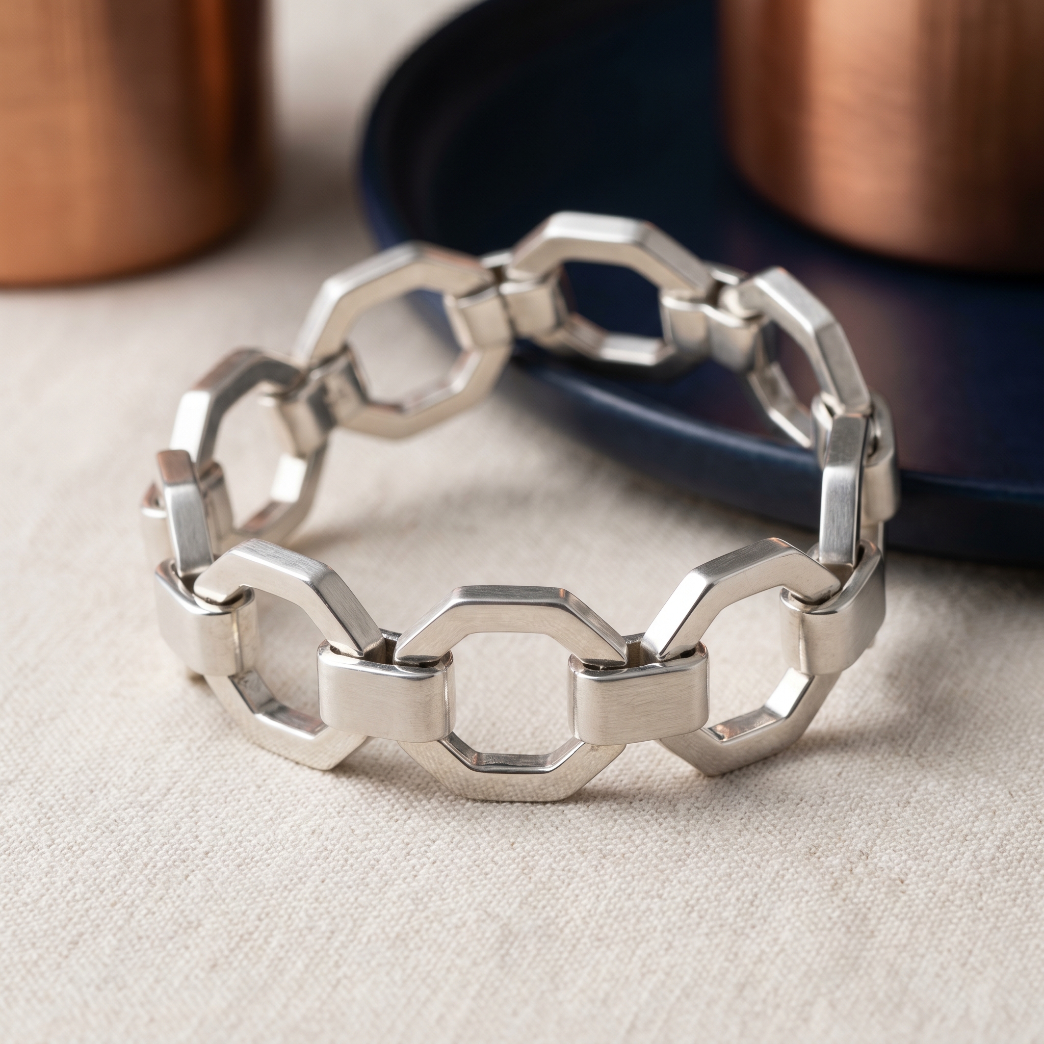 Art Deco Link Bracelet