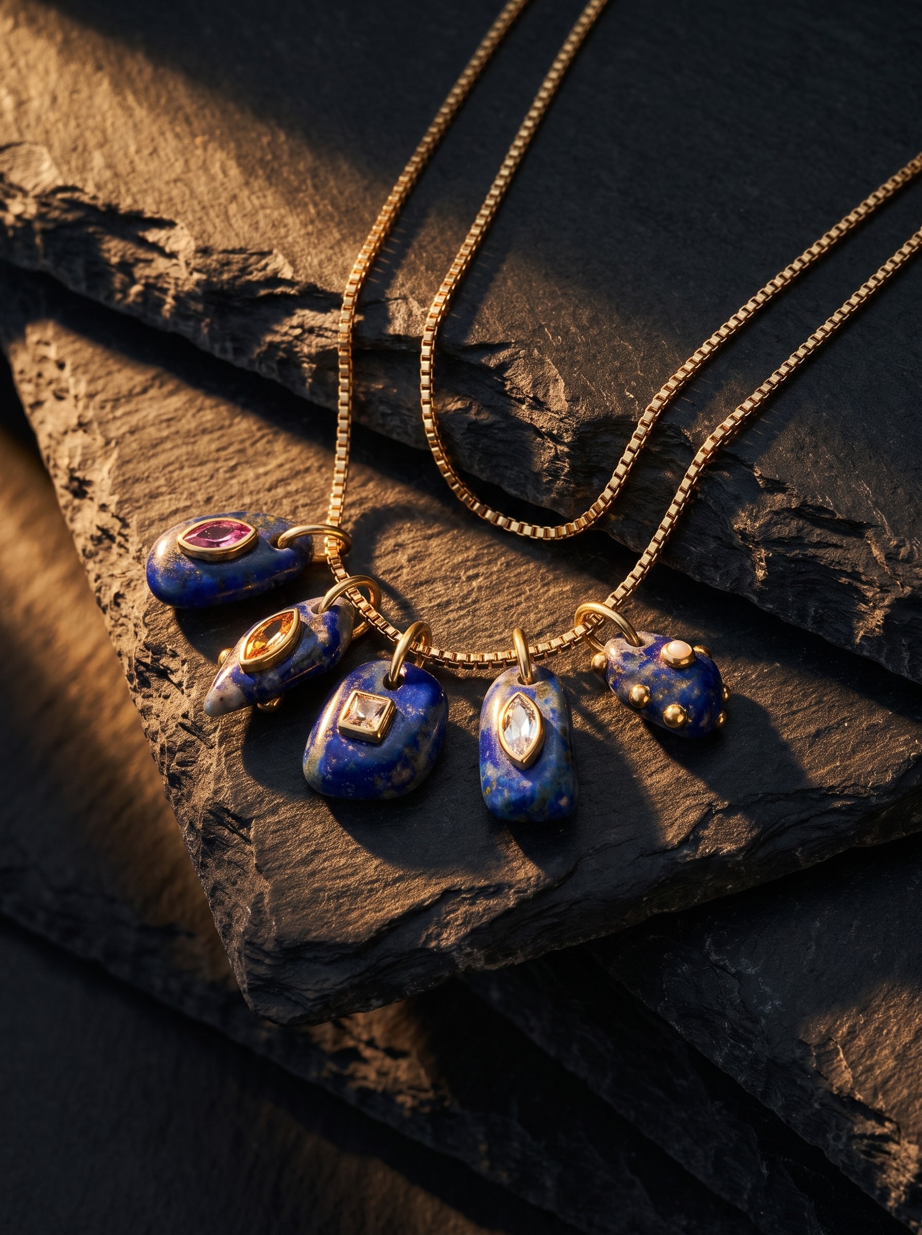 Tiny Talismans layered together